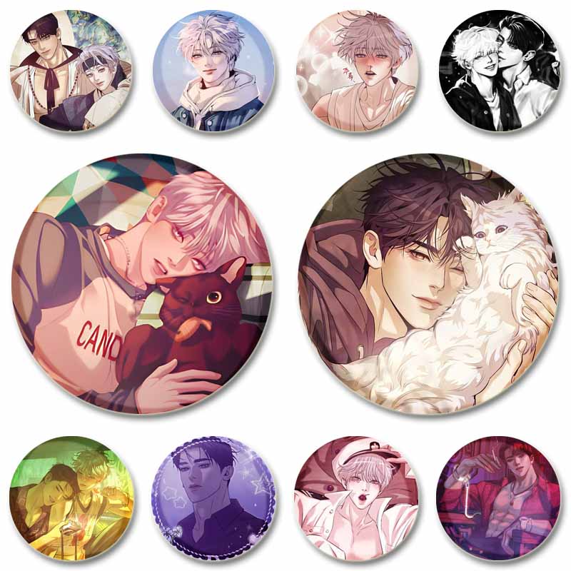 Korean Manhwa Soft Button Pins - đánh giá và giá Modern Korean Lifestyle